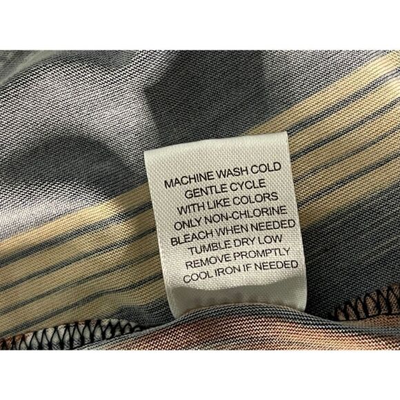 CHARLOTTE Russe Faux Wrap Striped 3/4‎ Sleeve Striped Dress XS - Picture 7 of 7